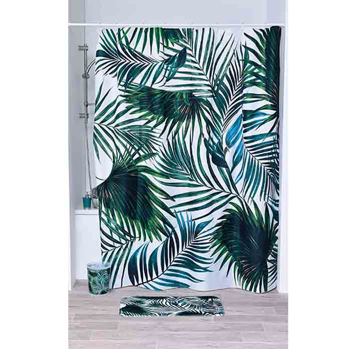 Slika ZAVESA ZA KADU TENDANCE 180X200 CM POLIESTER TROPICALE 1200635